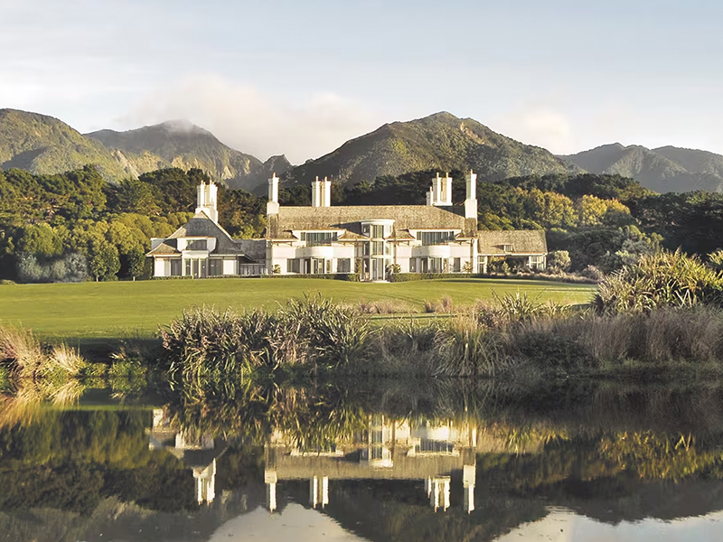 Wharekauhau from the water